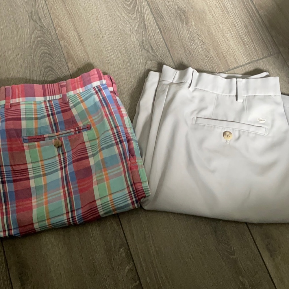 2 pair of Peter Millar. Golf and seaside Size 35